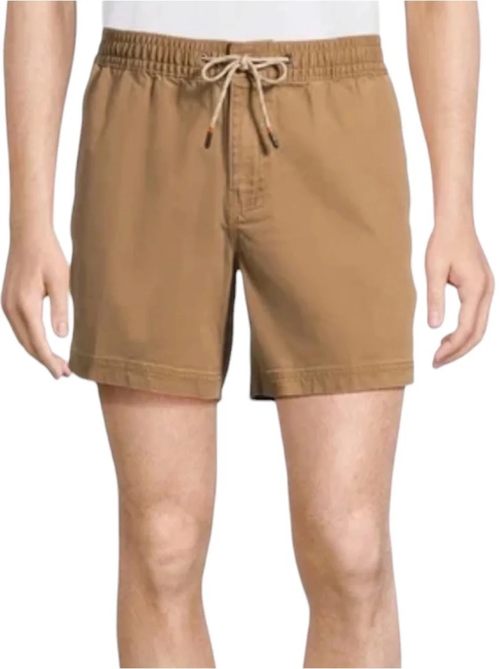 George Men’s Twill Pull-On Shorts with Drawstring Waist